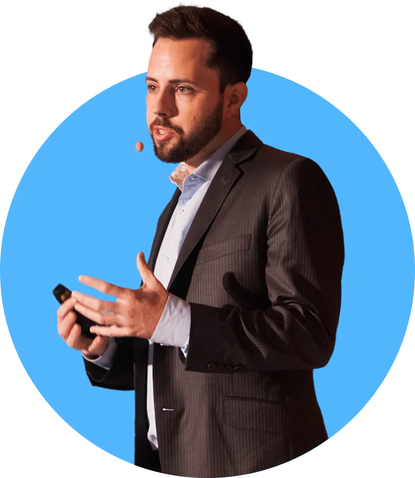 Jason Keath speaking on stage
