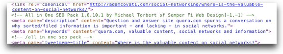 Meta Tags