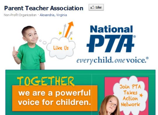 PTA Top Pages on Facebook: PTA