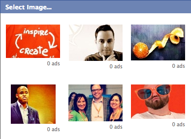 Facebook Power Editor image management