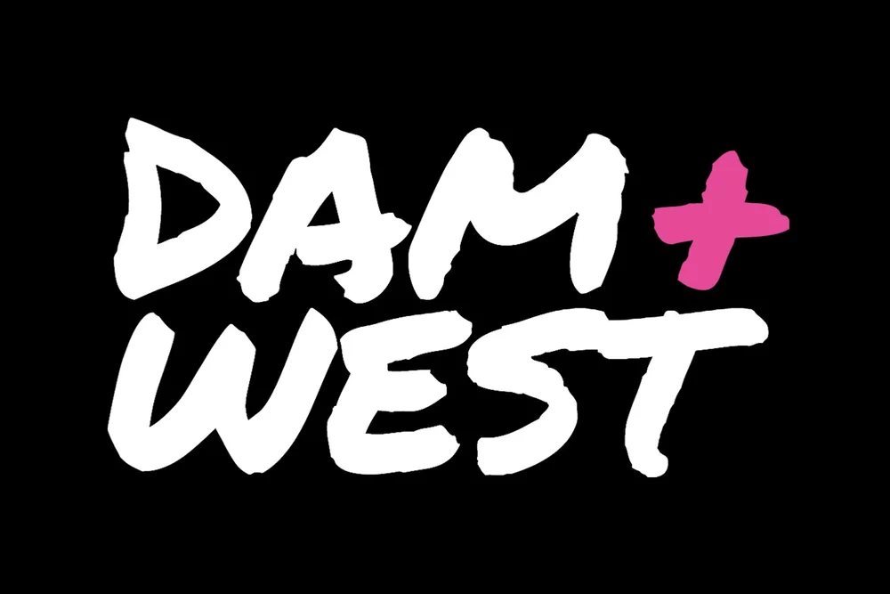 Dam + West Media logo